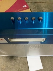 lot 51 image: AKDY 30 in. 58 CFM Kitchen Convertible Under Cabinet Range Hood in Brushed Stainless Steel w Carbon Filters and Push Button
