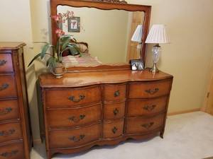 Vintage Dresser with Mirror