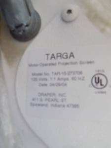 77 Power Projector Screen Targa Daaper
