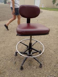 Adjustable Vinyl Office Chair by Cramer