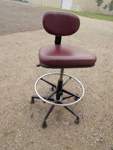 Adjustable Vinyl Office Chair by Cramer