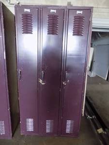 3 Door School Locker