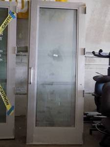 Commercial Aluminum Entrance Set of Doors (2)