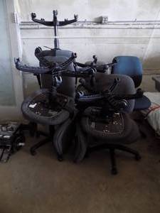 Lot of 9 Office Chairs