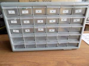 Plastic Organizer with 30 drawers