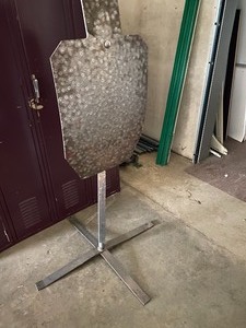 Target from gun range