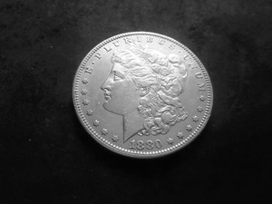1880 O Morgan Silver Dollar