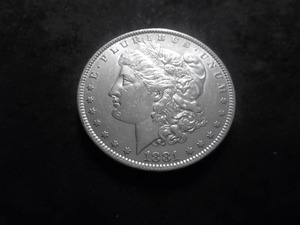 1881 O Morgan Silver Dollar