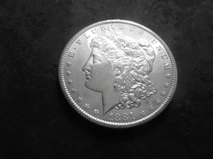 1881 S Morgan Silver Dollar
