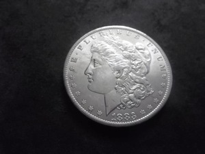 1883 O Morgan Silver Dollar
