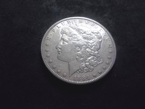 1884 S Morgan Silver Dollar