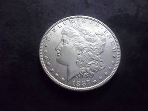 1887  Morgan Silver Dollar