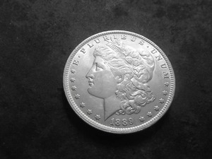 1889 O Morgan Silver Dollar