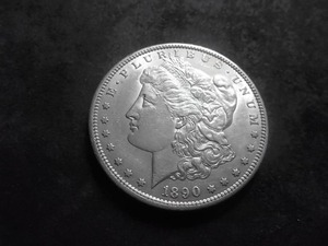 1890 S  Morgan Silver Dollar
