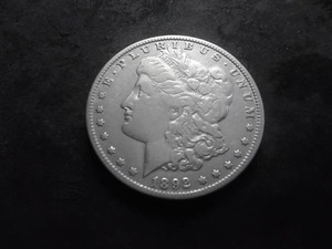 1892 O Morgan Silver Dollar