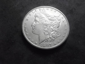 1897 O Morgan Silver Dollar
