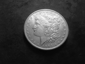 1904 O Morgan Silver Dollar