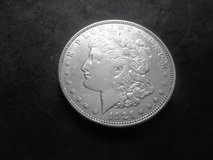 1921 D Morgan Silver Dollar