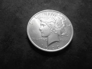 1922  Silver Peace Dollar
