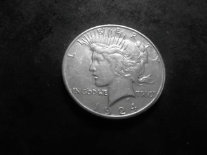 1924 S Peace Silver Dollar