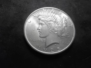 1925 Peace Silver Dollar