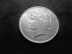 1926 D Silver Peace Dollar