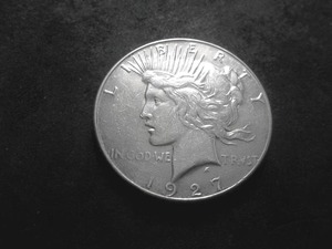 1927 S Peace Silver Dollar