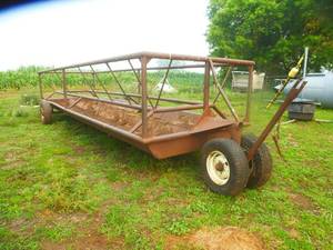 Cattle Bale Feeder Trailer
