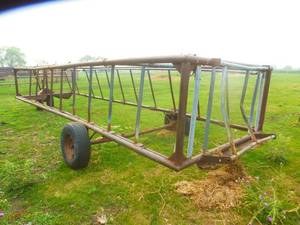 Cattle Bale Feeder Trailer