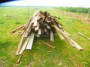 Pile of Used Lumber