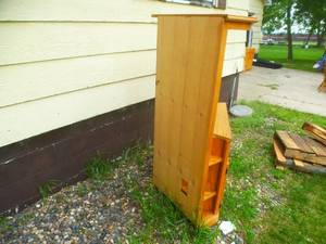 Oak Corner TV Cabinet