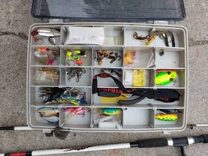 Tackle Box & Fishing Rods