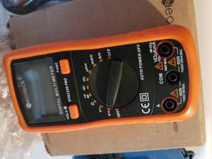 Orange Multi Tester & Wind speed tester