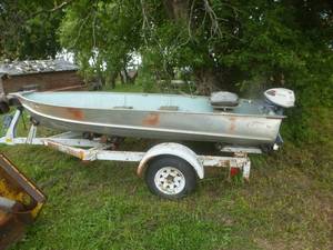 1970 Lund 14 Aluminum Boat