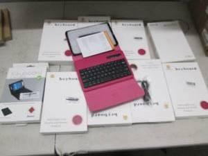 9 cases with keyboards ...