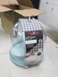 artisian dessert stand with cover ...