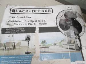 black and decker 18 inh stand fan ...