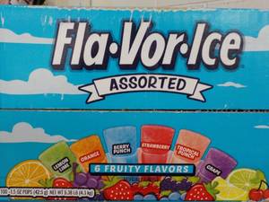 lot 204 image: Case of Fla-Vor-Ice 100 - 1.5 oz Po...