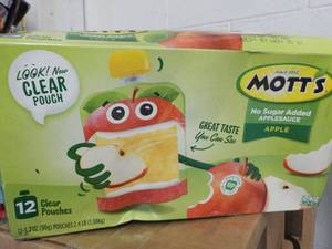 lot 205 image: 2 Cases - 12 pouches each Motts App...
