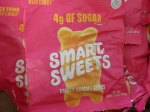 lot 210 image: 12 Bags Smart Sweets Gummy Bears b...