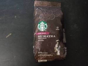 lot 213 image: 20 oz Bag Starbucks Sumatra Arabica...