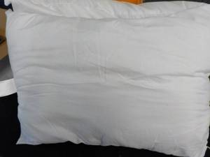 lot 222 image: 2 New SQ Size Pillows...