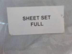 lot 231 image: Full Size Grey Sheet Set...