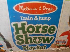 lot 196 image: Melissa and Doug Horse Show Playset...