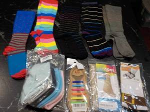 lot 285 image: Socks and no Tie Shoe Laces...