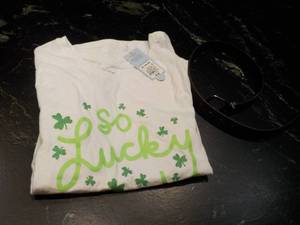 lot 312 image: So Lucky, T-shirt and Belt...