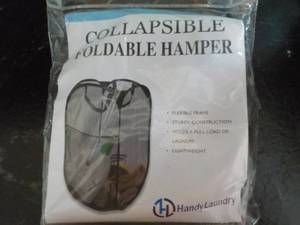 lot 314 image: Collapsible Foldable Hamper...