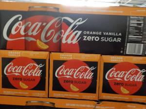 lot 436 image: 4 - 12 packs Coca-Cola Orange Vanil...