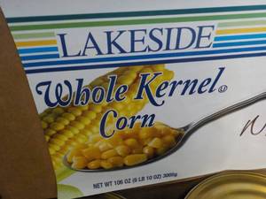 lot 458 image: 10 Gallon Cans Whole Kernel Corn...