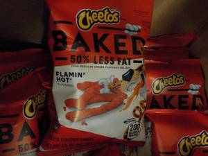 lot 461 image: 2 Cases Cheetos Flamin Hot Snacks ...